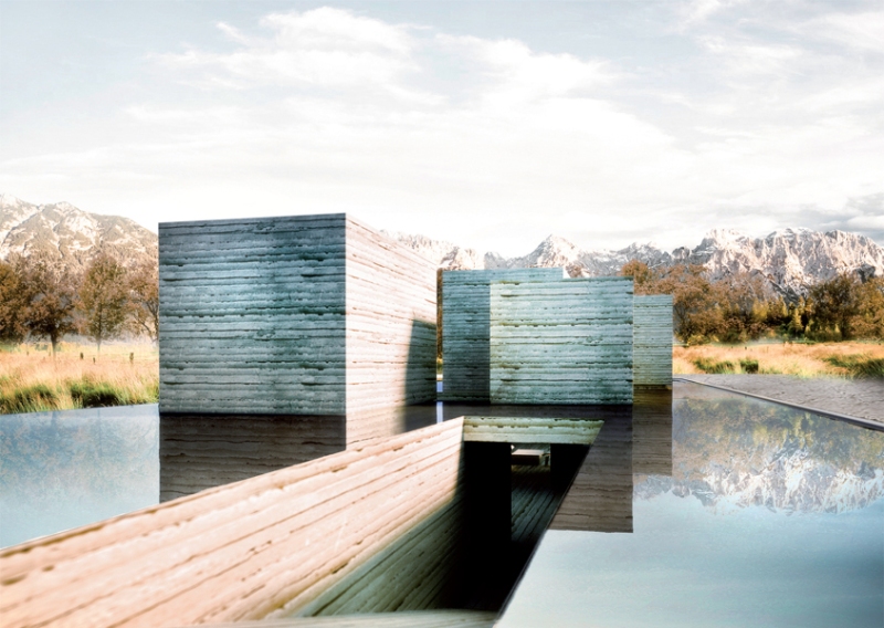 Polifactory’s Hous.E+ generates energy from a lake on its roof